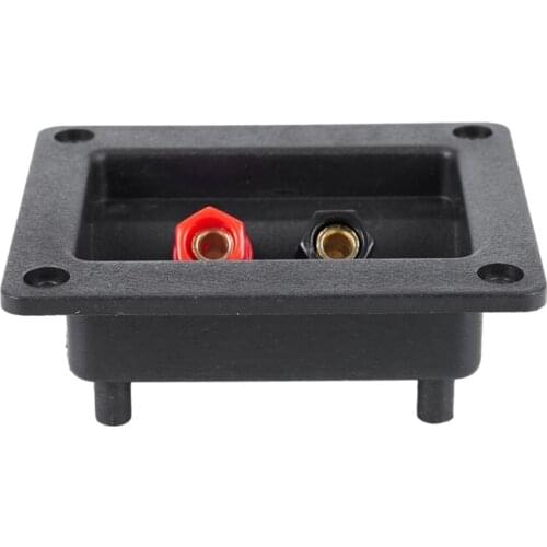 90X78mm Square Binding Post Type Speaker Box Terminal Cup Wire Connector Board
