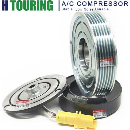 SD7C16 auto ac compressor Clutch for Peugeot 407 Citroen C5 6453WY 9656572680 9648238480 6453RA 9660555380 9670022180 9671820480