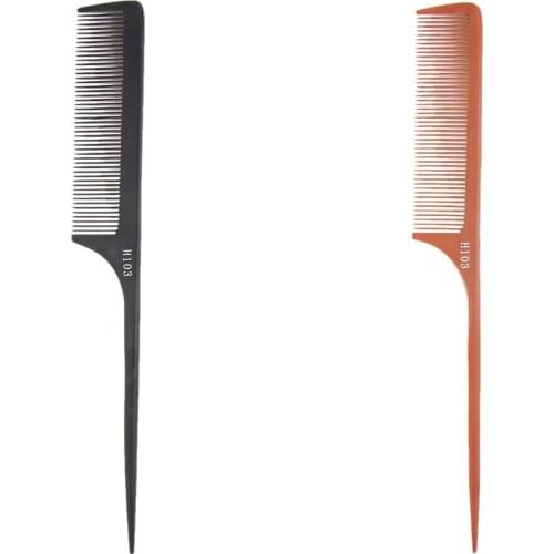Blesiya Fine-tooth Metal Pin Tail Hairdressing Hair Styling Rat Tail Comb