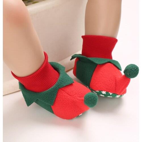 Wool Roll Childrens Shoes Elastic Band Shallow Mouth Winter Mens And Womens Baby Warm Boots Rubber Sole Antiskid Shoes