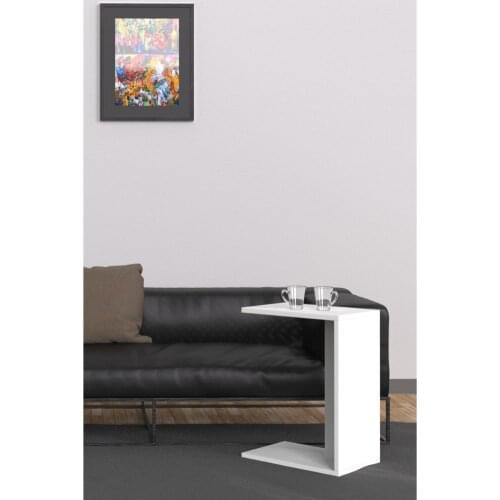 Sofa Coffee Table Wooden Demountable White C Side Tables Bedside Living Room Minimalist Decorative Nightstand Practical Portable