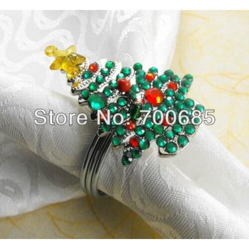 Crystal napkin rings for weddings napkin ring holder and party decoration napkin ring
