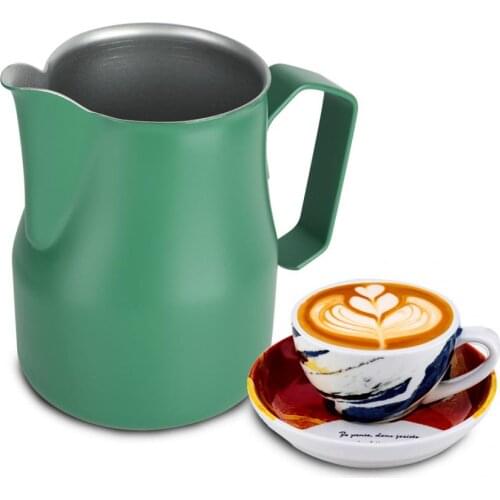 350ml Stainless Steel Milk Frothing Cup Coffee Pitcher Jug Latte Art for Coffee Shop Milk Foam Tool Coffeware
