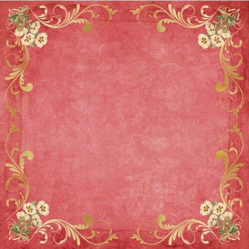 Laeacco Red Vintage Cement Wall Flower Pattern Girl Baby Princess Photo Backdrop Photographic Background Photocall Photo Studio