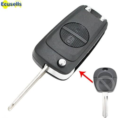 MODIFIED REMOTE KEY SHELL 2 BUTTON FOLDING FLIP KEY CASE FOR NISSAN Patrol ALMERA PRIMERA X-TRAIL Micra A33 NSN14 uncut