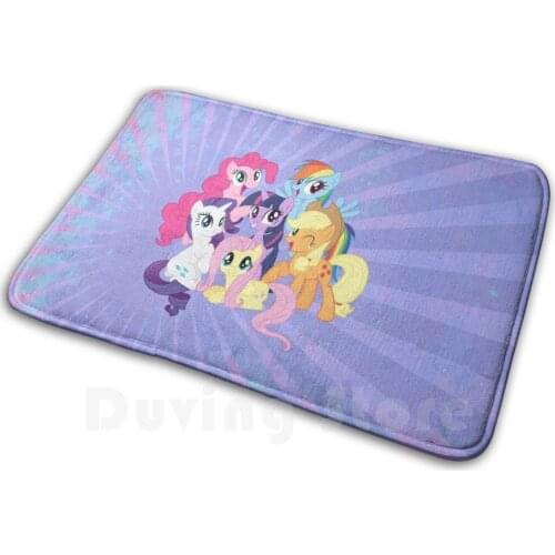 My Little Ponies Soft Non-Slip Mat Rug Carpet Cushion Horse Equine Equestrian Stallions Show Jumping Show Jumping Horse