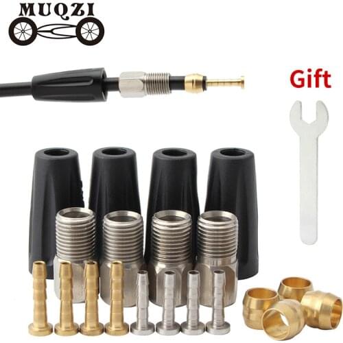MUQZI MTB Bike Oil Needle Olive Head Suit BH90 BH59 Tubing Pipe Oil Hydraulic Disc Hose Pressing Ring T Brake Accessories