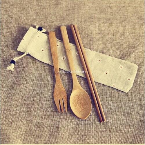 50Sets Dinnerware Set Scoop For Sushi Rice Wedding Gift Party Favors Japanese Style Natural Bamboo Tableware Travel Wholesale