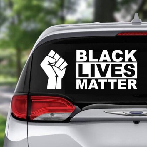 Car Sticker BLACK LIVES MATTER Sticker Self-Adhesive Car Window Sticker For Laptop Wall