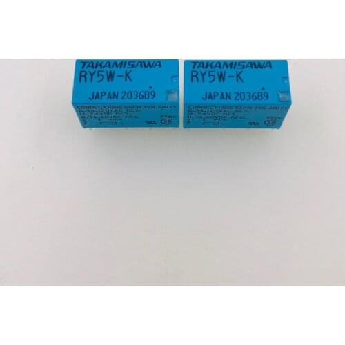 Original RY5W-K 5VDC 8PIN 0.5A 120VAC relays