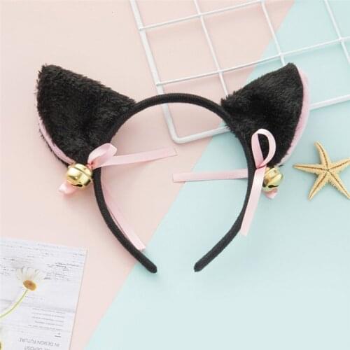 Lovely Cat Ear Head Band Party Club Bar Decorate Headbands Plush Hairband Anime Cosplay Costume Hair Accessories