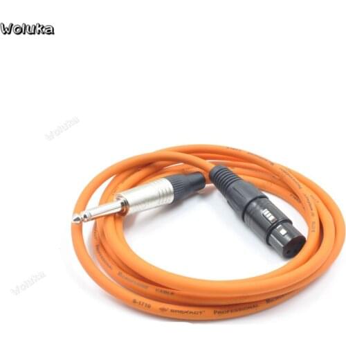 Professional large 2-core to cannon audio cable 6.35 microphone wire for stage performance CD50 W05