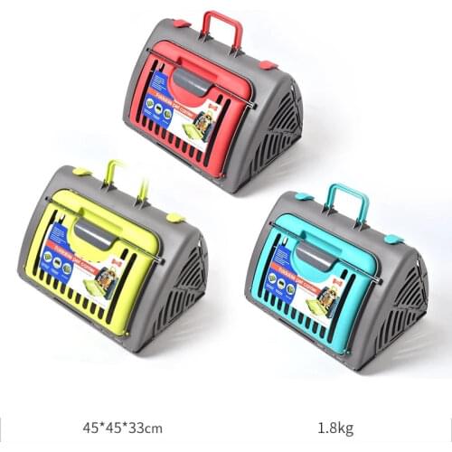 Foldable Carriers Portable Pet Bag Pink Dog Carrier Bags Blue Cat Carrier Outgoing Travel Breathable Pets Handbag Transport box