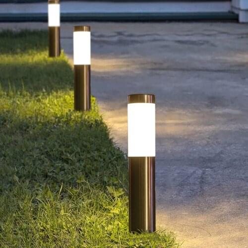 Solar Pathway Lights Outdoor Landscape Path Light Waterproof LED Spotlight Solar Garden Ground Lights for Driveway Lawn Decor
