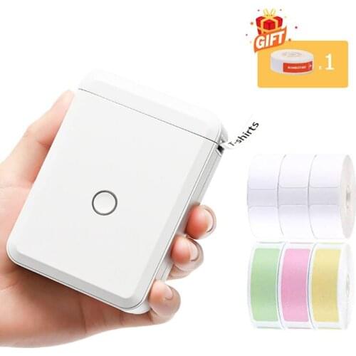 Niimbot D110 Bluetooth Wireless Thermal Label Printer Portable Pocket Sticker Label Maker for iPhone Android Office Home