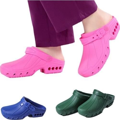 TPE medicals shoes High temperature disinfection Doctor nurses Anti-slip Protective Clogs Operating Room Slippers