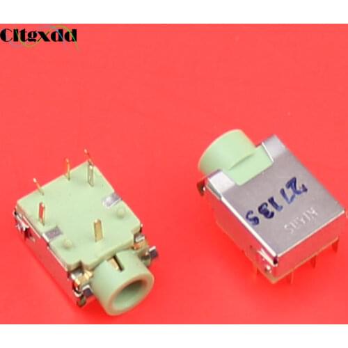 Cltgxdd 6pin Common universal audio interface headphone socket for notebook mobile phone earhone jack audio connector