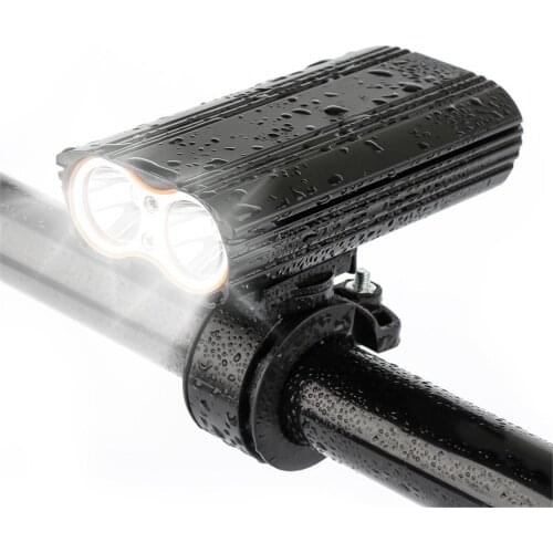 1600Lm T6 Dual Light Bicycle Headlight Bike Lamp USB Rechargeable Cycling Flashlight Handbar Mount Road Mountain Bike Accessory