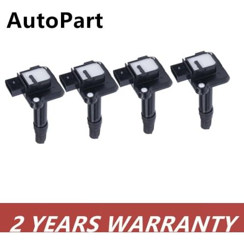 4PCS/Set Engine System Ignition Coils For Audi A4 TT A8 A6 For VW Jetta Passat Golf Beetle 1.8T 110KW 4.2 V8 06B 905 115 E