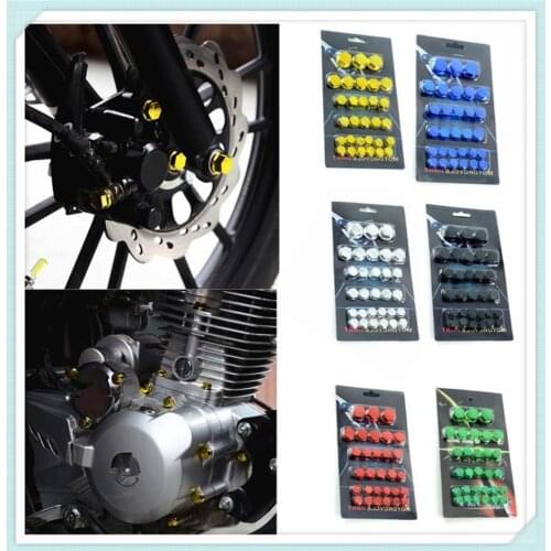 30PCS Motorcycle Accessories Head Screw Cover Decorative Parts for HONDA XR230 MOTARD XR250 MOTARD CRM250R AR