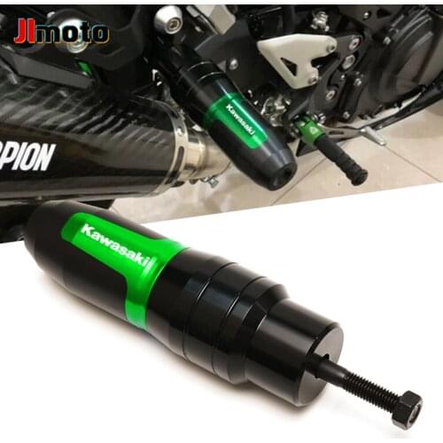 For Kawasaki Z750 Z900 Z800 Z250 Z300 Ninja 250 300 Z1000 Z1000SX ER6N Motorcycle Accessoire Exhaust Slider Crash Pad Protector