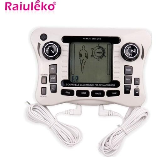 Full Body Acupuncture EMS TENS Electric Therapy Massager Pulse Massage Muscle Stimulator Relax Pain Physiotherapy Health Care