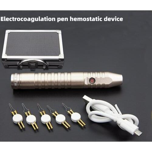 Electrocoagulation stylus hemostat metal case Stop bleeding during surgery Electric coagulation pen