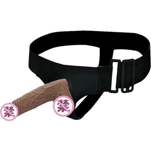 Bdsm harness strap on dildo realistic wearable penis with leather belt strapon dildo sex toys for couples lesbian gay