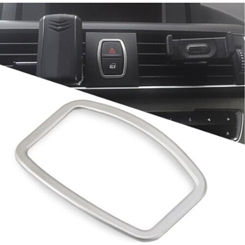 Hot car styling Dashboard Dash warning Lights Alert Push Button Door Lock Key Trim Ring cover for BMW 5 Series F10 F18