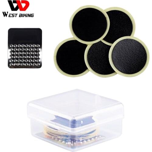 WEST BIKING Bicycle Repair Tools Cycling Flat Tire Repair Multifunction Emergency No Need Glue Rubber Patch Tire Fix Bike Tools