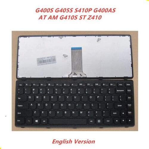 Laptop English Keyboard For Lenovo G400S G405S S410P G400AS AT AM G410S ST Z410 Notebook Replacement layout Keyboard