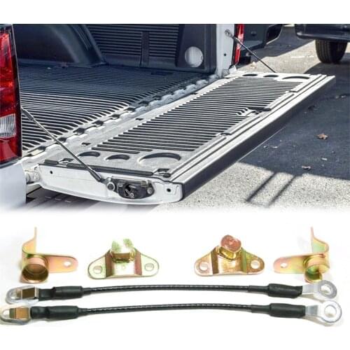 6pcs Left & Right Tailgate Hinges Cables Kit for Chevrolet Silverado GMC Sierra