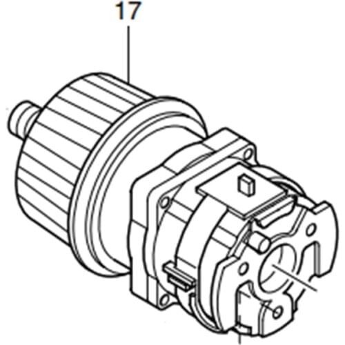 Gearbox Gear Box For Makita 6314D 6214D 6204D 125086-4