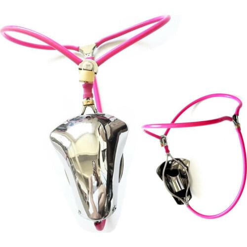 Stainless Steel Male Adjustable Chastity Belt Invisible Pants Devices Chastity Metal Small Dildo Virgin