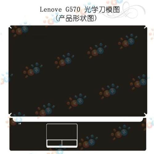 Carbon fiber Laptop Sticker Decals Skin Cover Protector for Lenovo G570 15.6"