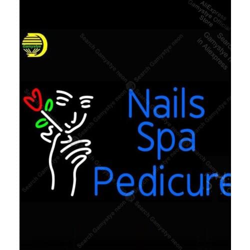 Neon Sign Nails Spa Pedicure Neon Light for Store Display Neon Guitar Store Display nasca neon signs Light Advertisement Shellac