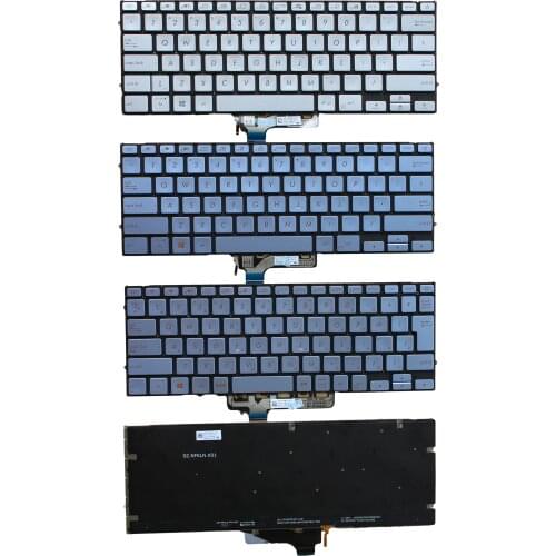 New US / Japanese Backilit Keyboard for Asus ZenBook 14 UX431 UX431U UX431F U4500F