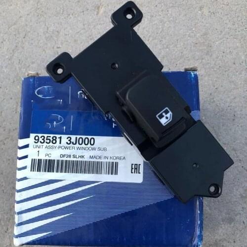 Original rear left and right side window glass risers use the control switch for Hyundai Veracruz ix55 2007-2012, OEM 935813J000