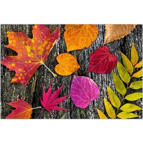 Autumn Maple Leaves Landscape Canvas Painting Wall Art Nordic Scenery Poster Print Wallpaper Living Room Bedroom Decoration