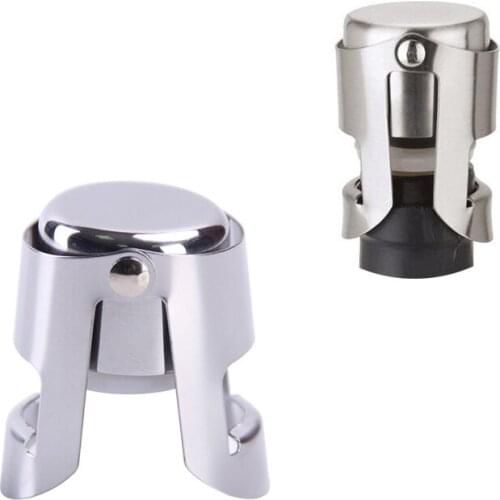 Stainless Steel Champagne Stopper Cork Sparkling Wine Bottle Plug Sealer Champagne Sparkling stopper Wine Bottle Stopper