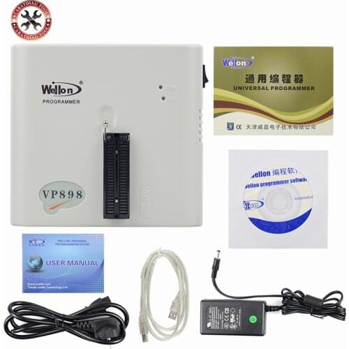 Universal Programmer Original Wellon VP898 Programmer ECU Chip Tunning EPROM Programmer Multi-languages Update Online Freely