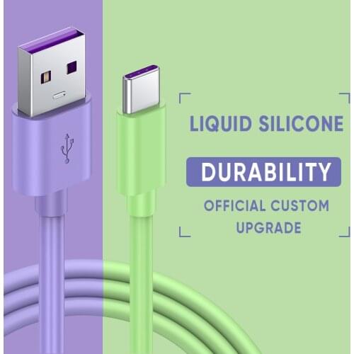 3A Fast Charging Cable USB Type C Micro USB Fast Charging USB Cable Liquid Silicone Charging Data Wire For Xiaomi Huawei Samsung