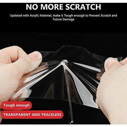 Acrylic Material Sill Scuff Cover Anti Scratch Door Plate Front Rear Spoiler Parts Protection