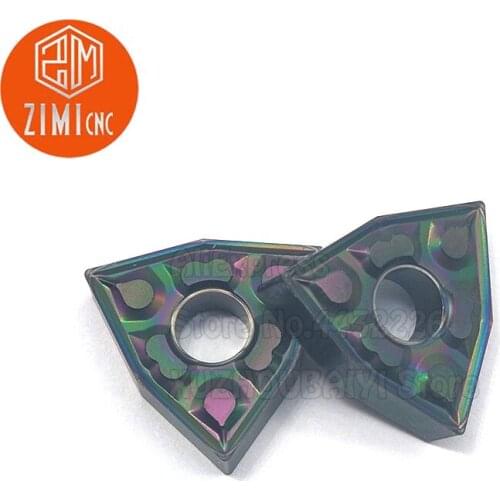 10pcs WNMG080404-ZPF P8090 Carbide Inserts Boring Bar High hardness Blades for Lathe External cutting insert CNC Turning Tools
