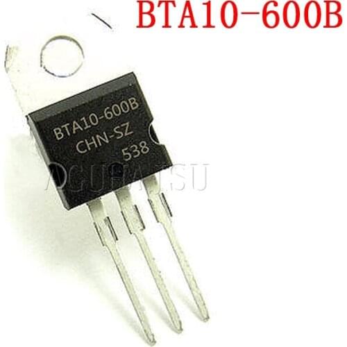 10pcs BTA10-600B TO-220 BTA10-600 TO220 BTA10 10A TRIACS new and original