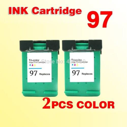 2x color ink cartridges compatible for97 compatible for 97 335 / 375 / 385 / 425 / 475 / 2610