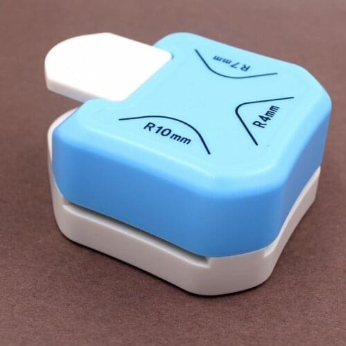 3 In1 Mini Corner Trimmer Durable Rounder Punch R4/R7/R10mm Round Paper Cutter