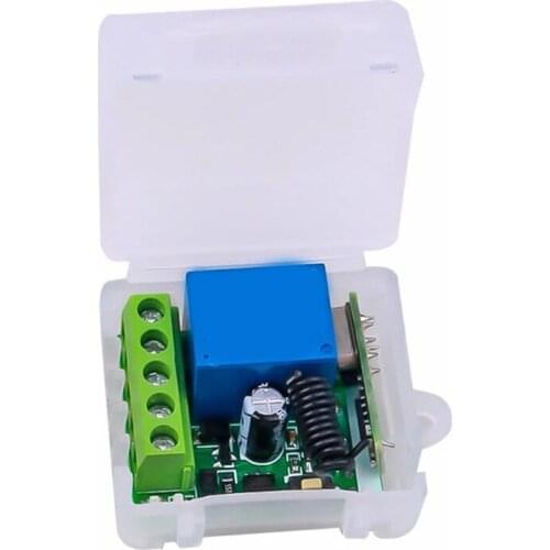 433Mhz Wireless Remote Control DC 12V1CH relay Receiver Module For learning code X37A