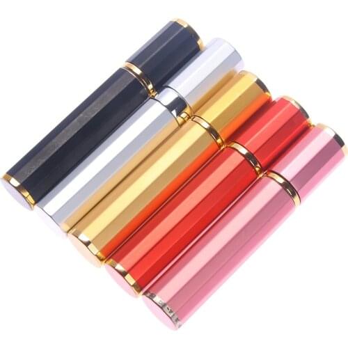 8ml Fillable Portable Mini Perfume Bottle Traveler Aluminum Spray Atomizer Empty Pots Refillable Bottle Container