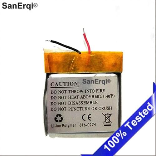 Battery for Apple iPOD for Shuffle 2nd Generation 2 Shuffle2 616-0274 G2 G3 3 Accumulator Batterie AKKU Battery